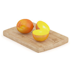 persimmon fruits wooden board max