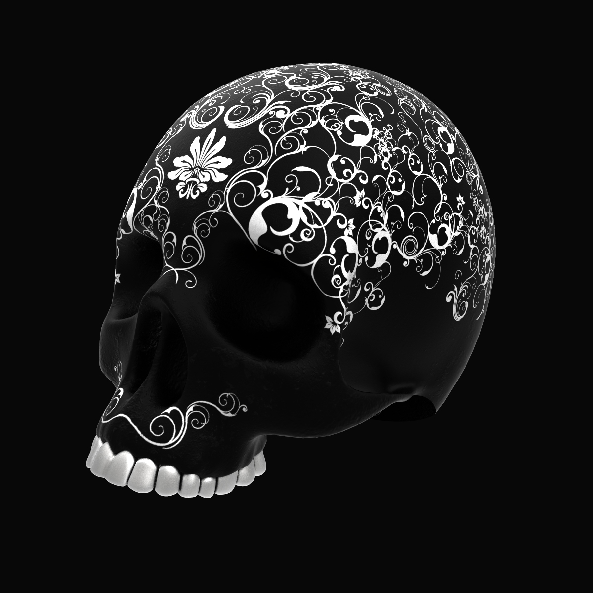 头骨设计3d模型