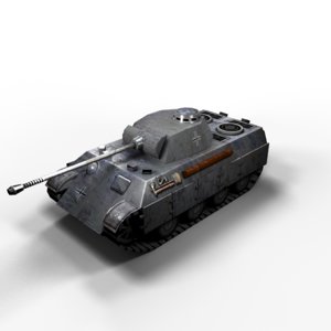 3d model tanks wwii polys