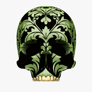 skull design 3d model