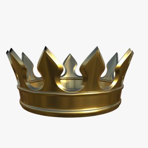 3d max gold crown