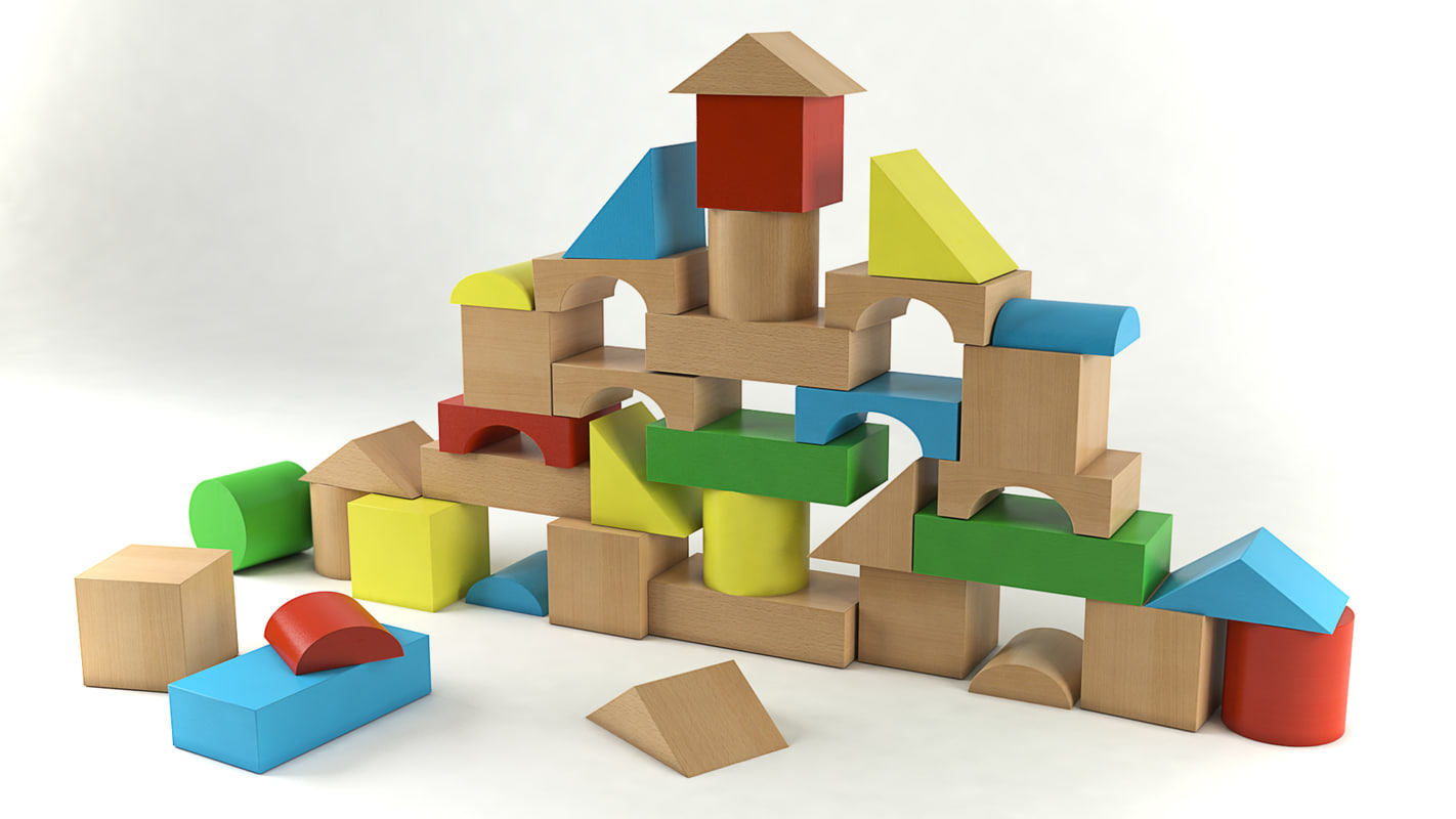 3d-model-of-building-blocks