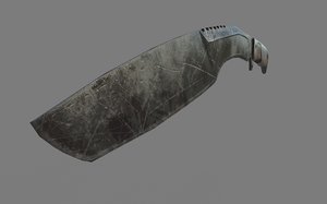 knife kukri 3d model
