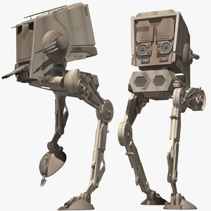 3d star wars walker model