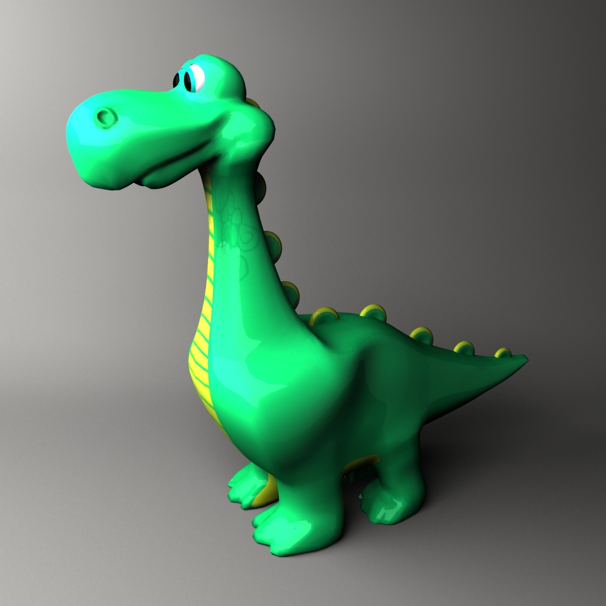 卡通恐龙3d模型