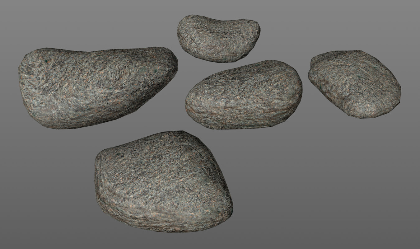 3d rocks model