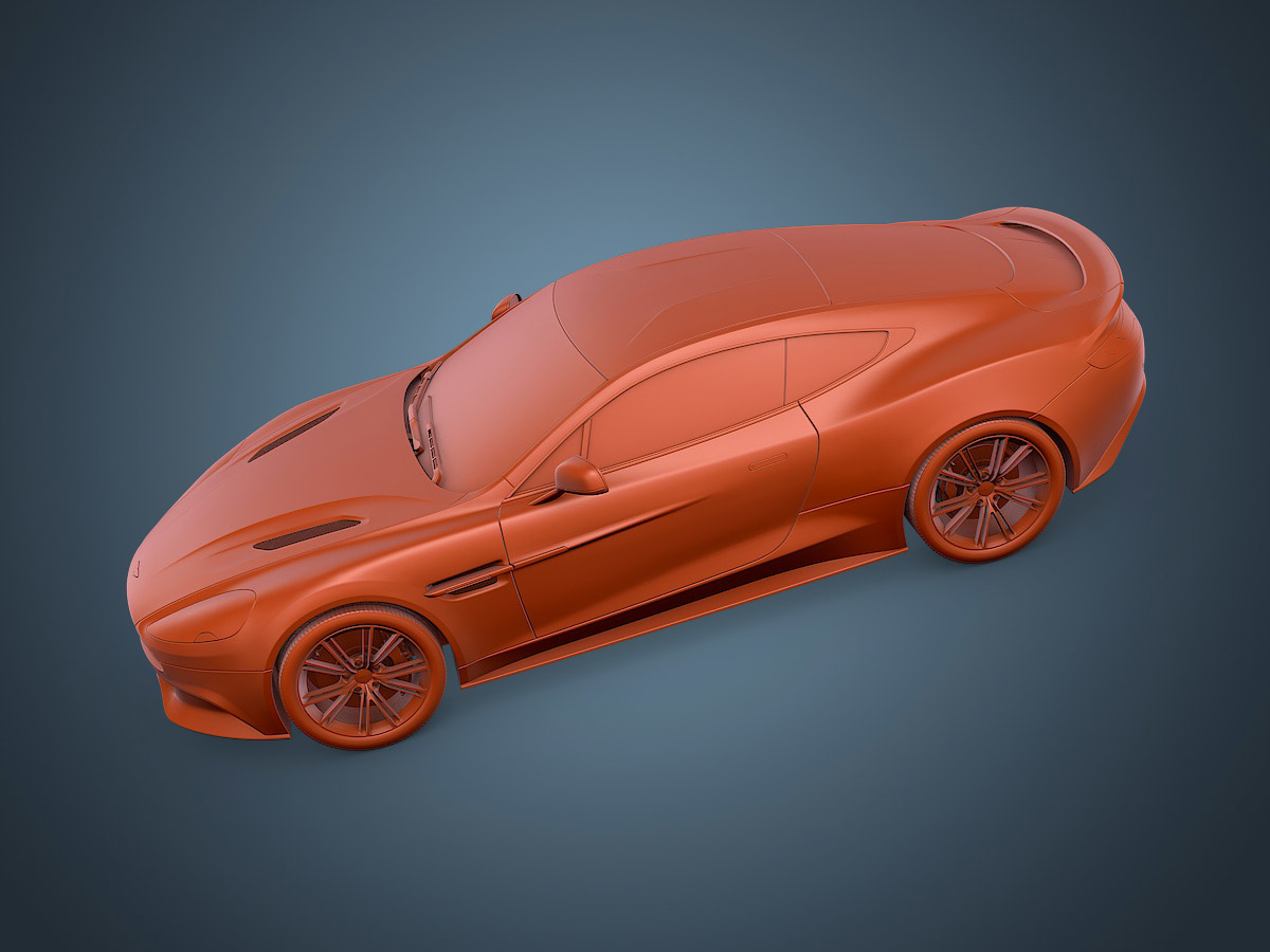 Aston Martin Vanquish 3d Max