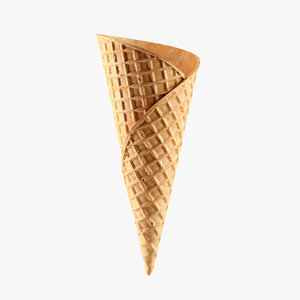 cone waffle 3d max