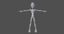 3d cartoon humanoid robot man character