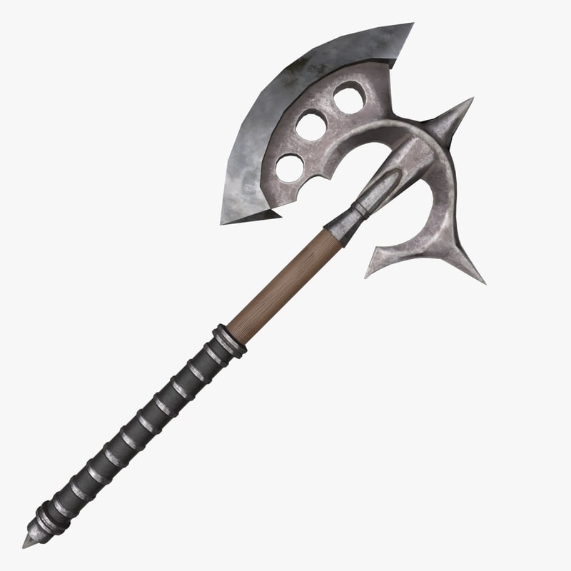 fantasy axe 3d model