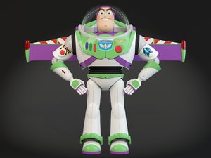 3d buzz lightyear toy model