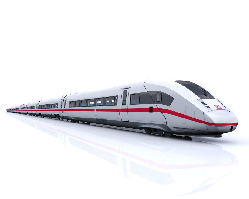 Train Ice 4 3d Model