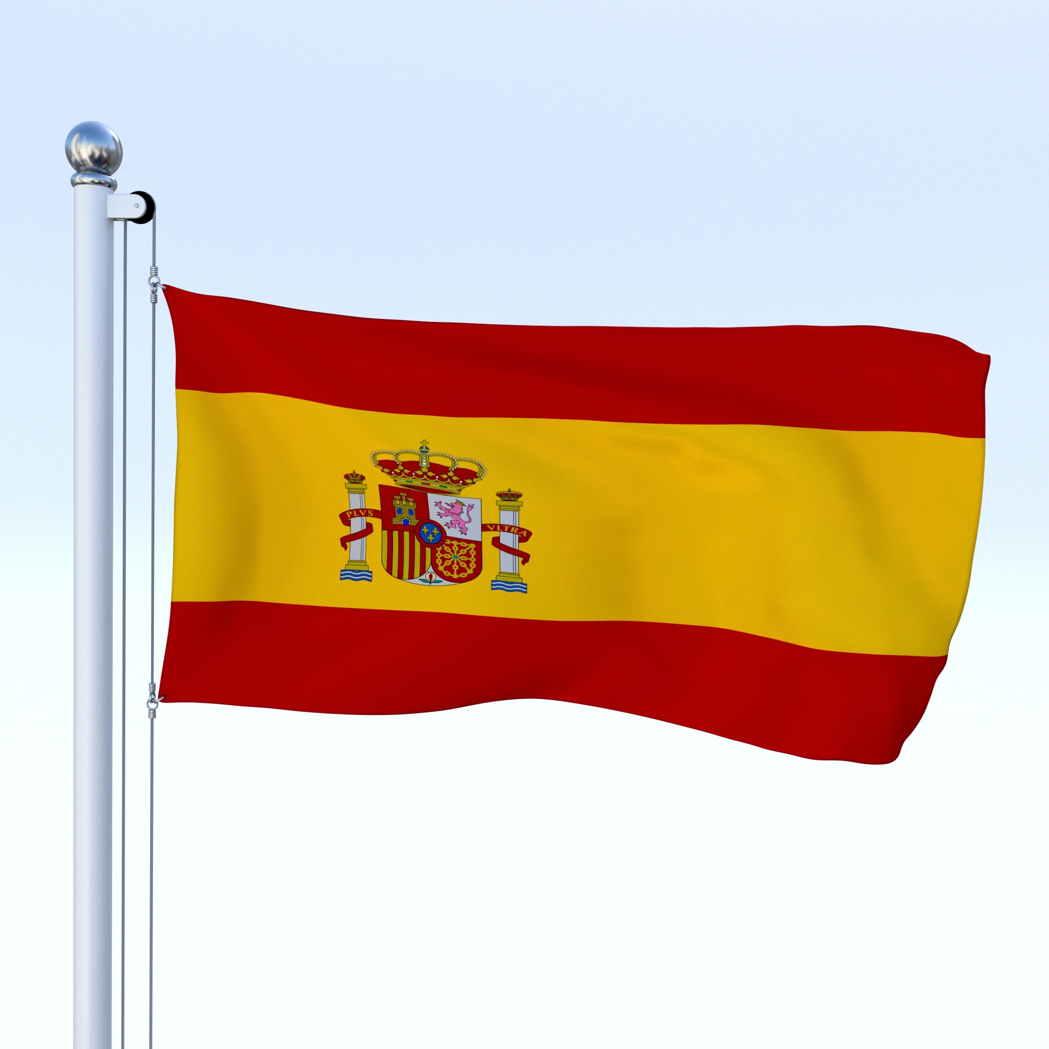 所有欧洲国旗包3d模型