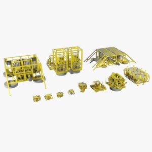 3d model subsea oil gas 2