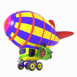 airship toon air obj