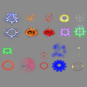 Isometric Auras Animated Effects 2