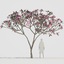 3d model trunk flower 10 tree