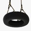 3d model realistic recycled tire swing