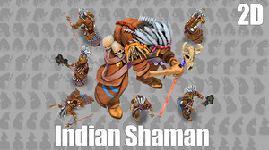 2D Indian Shaman