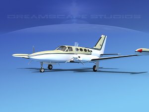 propellers cessna 414 chancellor dxf