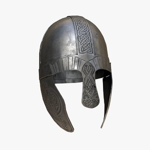 medieval viking helmet pbr 3d max