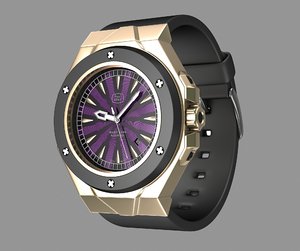 modern wrist watch design 3d max