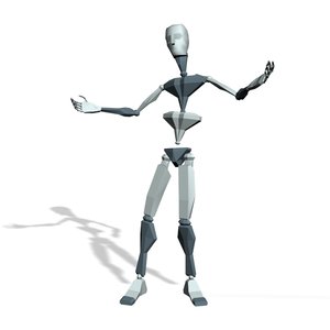Mocap model posing 01