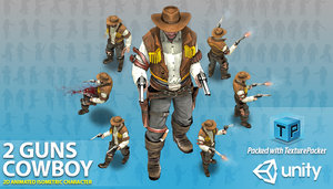 COWBOY WITH 2 GUNS