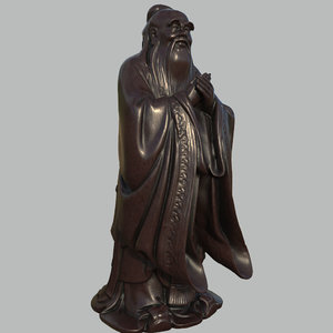confucius 3d model