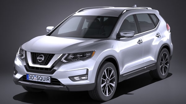 3d Model Nissan X Trail 17 Turbosquid