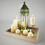 lantern candles 3d model