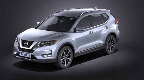 3d Nissan X Trail 17