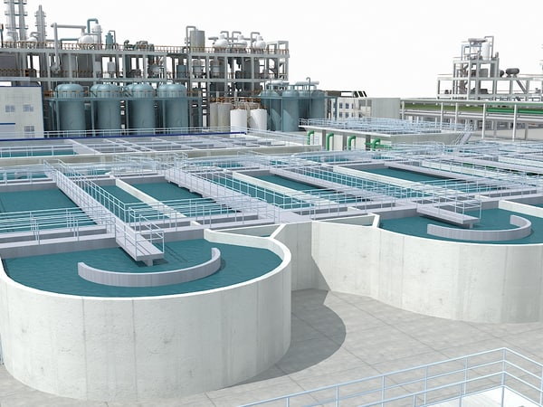 Water Treatment Plant 3d Models For Download Turbosquid