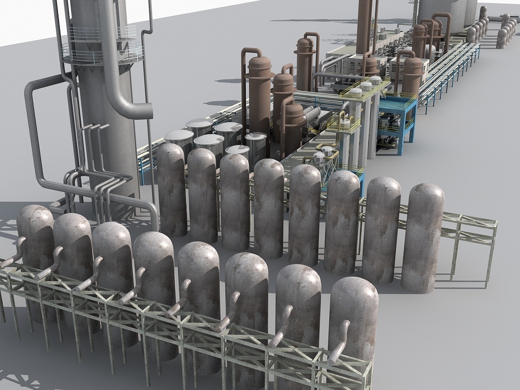 3d plant factory model