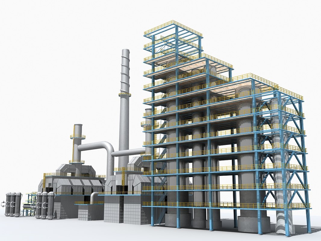 3d model plant factory