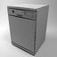 lg dishwasher 3d model