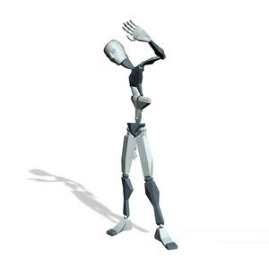 Mocap model posing 14