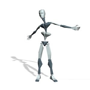 Mocap model posing 30
