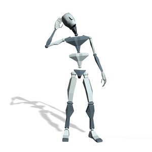 Mocap model posing 24
