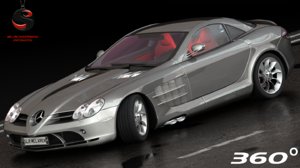mercedes-benz slr mclaren 2005 3d model