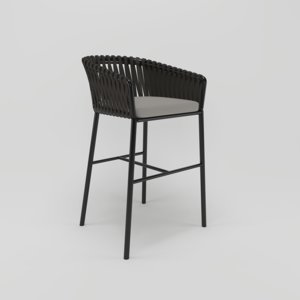 bar stool 3d max