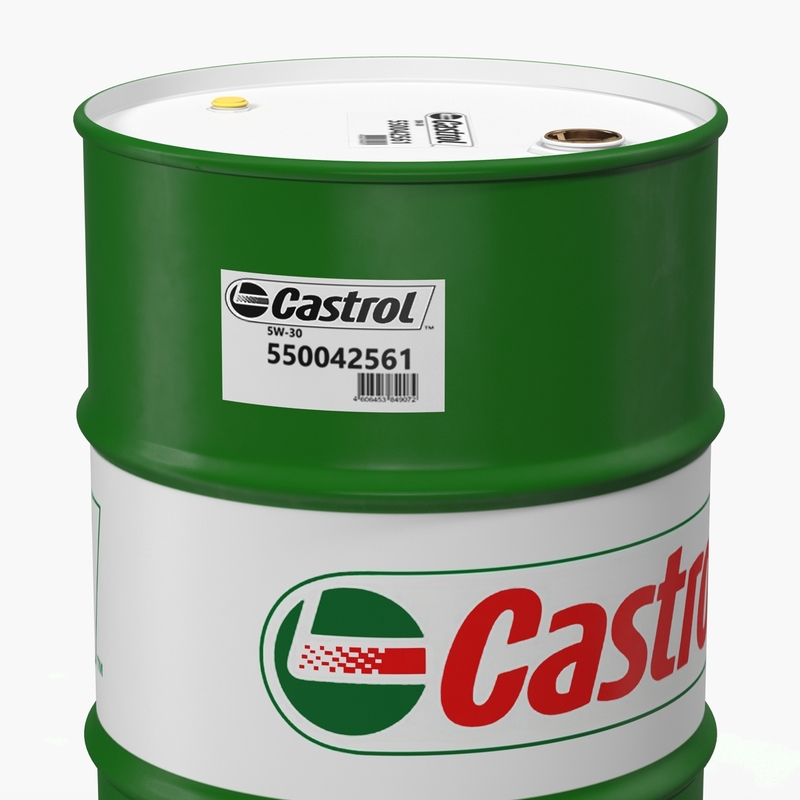 Óleo de Tambor de Tambor de Aço Castrol Modelo 3D - TurboSquid 1111686