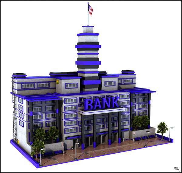 Модель банки. Bank building 3d модель. Здание банк 3д модель Блэк раша. Банк макет. Банк 3д модель.