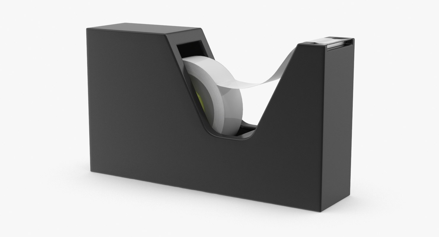 3d model tape dispenser 02