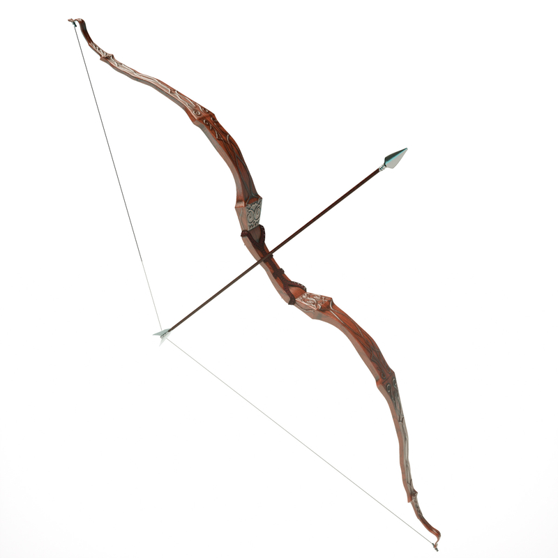 elegant bow arrow 3d x