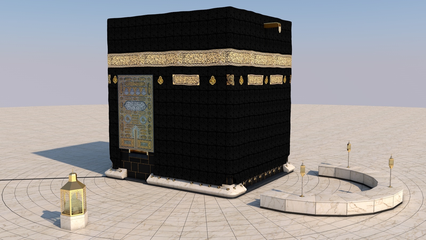 Кааба находится в городе. Кааба 3d model. Черный камень Каабы. Мекка куб Кааба внутри. Кааба архитектура.