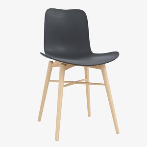 norr langue dining chair 3d model