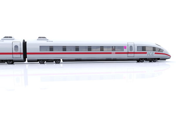 3d model of train ice 3