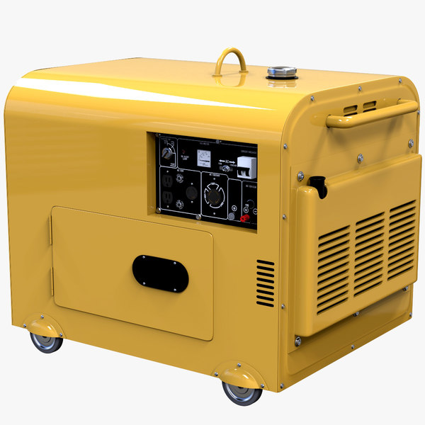 diesel powered portable generator