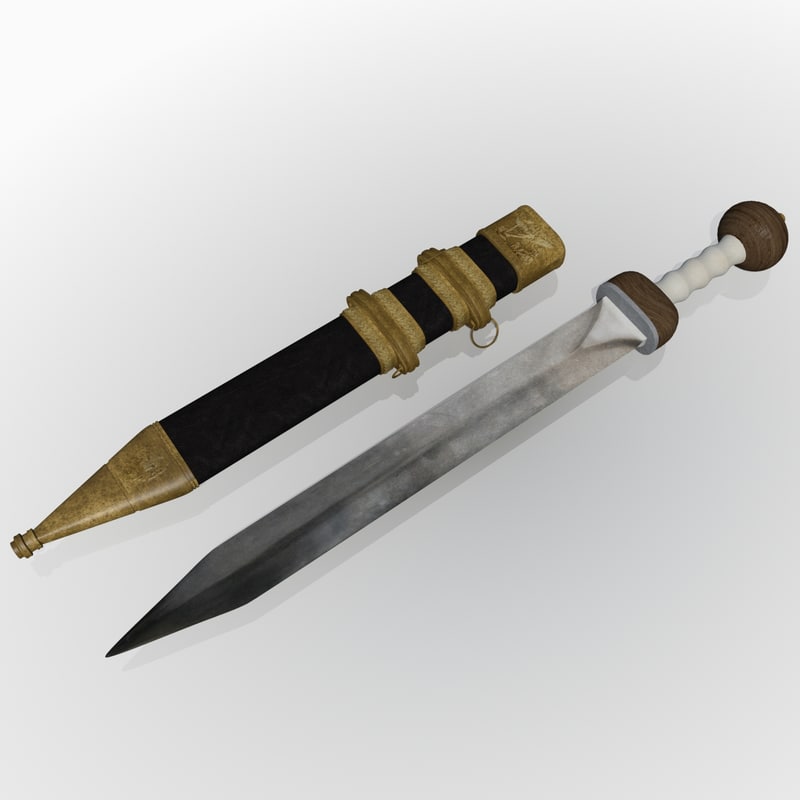3d model roman gladius